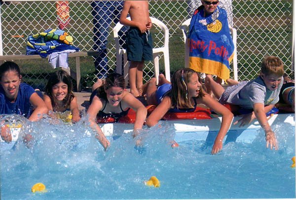 Kids at the pool